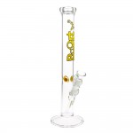 Boost Pro Cane Straight Cylinder Glass Ice Bong - Choice of 3 Colors