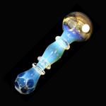 Handpipe Gold and Silver Fumed