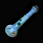 Handpipe Gold and Silver Fumed