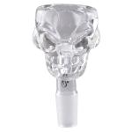 Weed Star Glass Skull Bowl – Clear