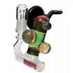 HOPS - Worked Inline Bubbler with Vapor Dome and Nail - Red Label