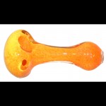 Inside Out Spoon Pipe with Frit