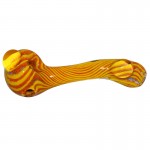 Glass Hand Pipe - Heavy Inside Out Ladle