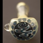 Reversal Glass Spoon Pipe by Chuck B