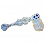 Glass Hammer Bubbler - Fumed Color Wrap w/ Internal Diffuser - Choice of 4 colors