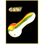 G-Spot Glass Handpipe - White Rasta