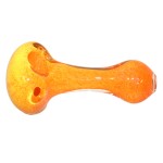 Glass Spoon Pipe - Inside Out with Frit - Choice of 6 colors