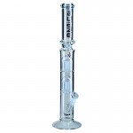Blaze Glass - Tower Ice Bong - Two 8-arm Tree Percolators - 7.0mm