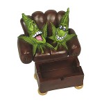Cannabuds Armchair Stash Box Ashtray - Two-seater with Two Cannabuds