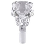 Weed Star Glass Skull Bowl - Clear