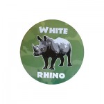 Metal Click Clack Stash Tin - White Rhino