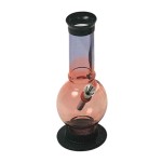 Acrylic Bubble Base Bong - Colored - 18cm