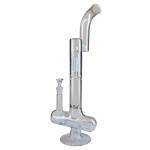 Black Leaf - Saxo Glass Bong with Inline Perc and 8-arm Perc - END OF LINE OVERSTOCK PRICE