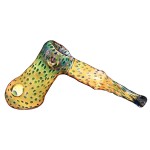 Glass Hammer Bubbler - Inside Out With Fumed Dots
