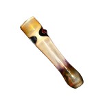 Glass Taster Pipe - Gold Fumed