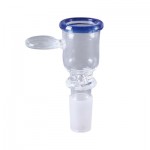 Weed Star - Glass Cylinder Bowl with Disc Handle - 14.5mm