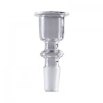 Weed Star - Clear Glass Cylinder Bowl - 14.5mm