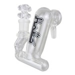 Hops Glass - Inline Perc Ash Catcher with Flower Bowl - 14.5mm