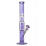 Blaze Glass - Premium 6-arm Perc Cylinder Bong - Violet