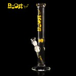 Boost Pro Cane Straight Cylinder Glass Ice Bong - Choice of 3 Colors