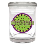 Cannaline Glass Stash Jar - Top Strains - Green Crack