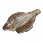 Christina Cody Shell Glass Spoon Pipe - Speckled Beach Beige