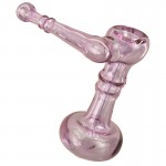 Glass Sidecar Bubbler in Clear or Colored Glass - Choice of 4 colors