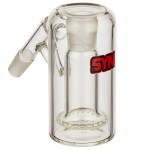 SYN Glass Circ Ash Catcher with Recessed Joint - 14.5mm - 45 Degree - Red Label