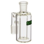 SYN Glass Fixed Pill Bottle Ash Catcher - 18.8mm - 90 Degree - Green Label