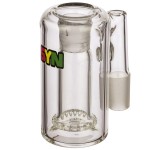 SYN Glass Circ Ash Catcher with Recessed Joint - 18.8mm - 90 Degree - Rasta Label