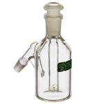 SYN Glass Pill Bottle Ash Catcher with Downstem - 14.5mm - 45 Degree - Green Label