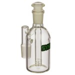 SYN Glass Pill Bottle Ash Catcher with Downstem - 18.8mm - 90 Degree - Green Label