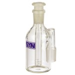 SYN Glass Pill Bottle Ash Catcher with Downstem - 18.8mm - 90 Degree - Purple Label