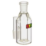 SYN Glass Fixed Pill Bottle Ash Catcher - 18.8mm - 90 Degree - Rasta Label