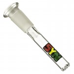 SYN Glass Showerhead Downstem - Rasta Label