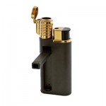 EZ Lite - Premium Lighter Pipe Combo - Black and Gold
