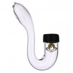 Mycroft Mini Glass Sherlock Pipe Attachment for Incredibowl Pipe Mini m420