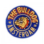 The Bulldog Amsterdam - Text Logo Embroidered Patch