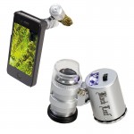 Black Leaf - LED Currency Detecting Pocket Microscope with iPhone Attachment - 60x