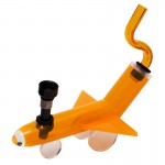 Colored Acrylic and Metal Airplane Hand Pipe - Various Colors