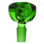 Pure Glass - Slide Bowl with Marble Rollstopper - Green