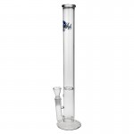 Black Leaf - Whirlwind Stemless Turbine Perc Glass Bong - 55cm