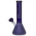 Pure Glass Classic 5012 Beaker Base Bong - 12 Inch - 50mm - Blue Frosted