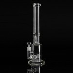 Blaze Glass - Stemless 7mm Glass Bong with 12-arm Perc and UFO Perc