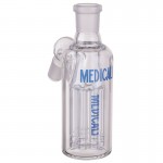 Medicali Glass - 8-Arm Tree Perc Ash Catcher - Blue Label