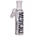 Medicali Glass - 5-Arm Tree Perc Ash Catcher - Black Label