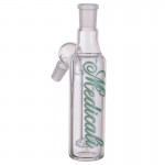 Medicali Glass - Ash Catcher with Fixed Showerhead - Green Script Label