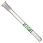 Medicali Glass - Showerhead Downstem - Green Label - 5.5 Inch